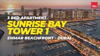 Amazing 3 Bed Apartment in Sunrise Bay Tower 1, Emaar Beachfront - Dubai