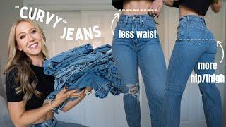 The BEST Jeans For Small Waists and Thick Thighs!