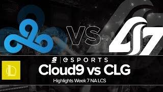 Highlights: C9 vs CLG (NA LCS Summer W7D3 Full Series)