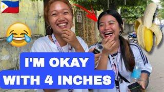  FILIPINAS ARE AFRAID TO DATE WITH FOREIGNERS ? BIG BANANA  #streetfilipinainterview