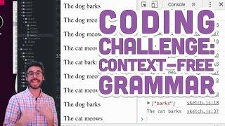 Coding Challenge #43: Context-Free Grammar