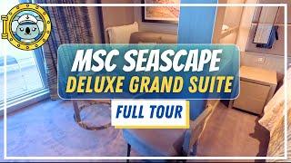 Yacht Club Deluxe Grand Suite MSC Seascape | Cabin 19014 Tour & Review