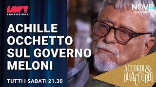 Achille Occhetto sul Governo Meloni