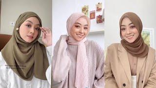 CARA PAKAI HIJAB PASHMINA UNTUK LEBARAN KERUMAG KELUARGA DAN MERTUA !! mudah dan kekinian!