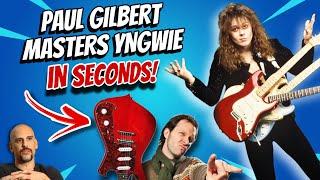 ‼️Paul Gilbert Masters Yngwie in SECONDS!  Dave Kushner talks guitar lesson with Paul Gilbert! 