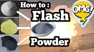 How to Make Super Fast FLASH POWDER || फ्लेश पाउडर || दिवाली बम का बारूद || Firework bursting Powder