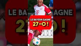 Le Bayern gagne un match 27-0 #football #shortswithzita