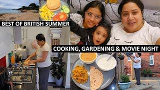 Diligent Afternoon To Night Routine Of A Homemaker - Cooking, Gardening & Relaxing In British Summer
