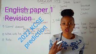 English paper 1 Revision/ KCSE 2022 prediction questions