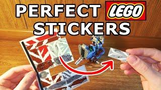 The Trick to Perfectly Applying Stickers | How To Apply LEGO Stickers/Decals