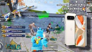 Google Pixel 9 Pro XL Smooth + 120 Fps PUBG Review ️ || Google Pixel 9 Pro XL PUBG Gaming Test 