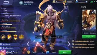 Entrance Scene | New Gatotkaca Elite Skin - Arhat King | Mobile Legends