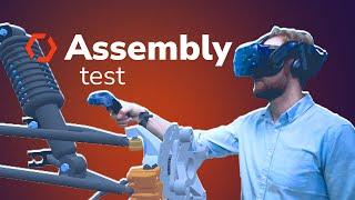 Product assembly in virtual reality - Halocline Assembly