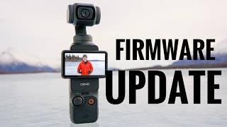 DJI Pocket 3 Firmware Update. HUGE new Features