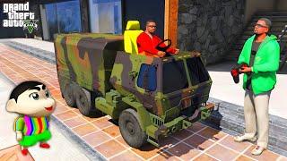 Franklin & Shinchan Buy Mini Toy Military Truck in Gta 5 | Gta V Gameplay