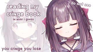 reading my cringe book in asmr i guess.. don't bully me and don't steal my cool ocs...  vtuber