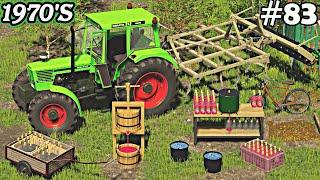 1970'S. Small GRAPE JUICER. Grape picking. Covering silage pile. Cultivating. FS 22. Ep. 83