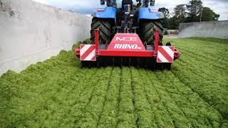 Compacting Silage With A Rhino Pak | MDE Machinery