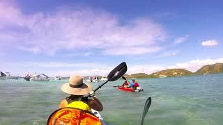 Paddling around the beautiful mangroves and cays of La Parguera, P.R.