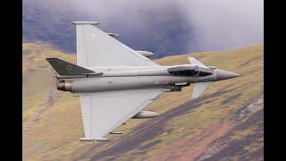 29 Squadron Typhoon flying low level through the Lake District 4K