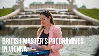 British Master's programmes in Vienna