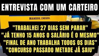 CONCURSO DOS CORREIOS ENTREVISTA COM UM CARTEIRO QUE JÁ TEM 15 ANOS DE CORREIOS #concursocorreios