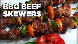 HOW TO MAKE TASTY BBQ BEEF SKEWERS | EASY BEEF SKEWERS RECIPE |The cooking nurse