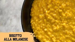 Risotto alla Milanese - ricetta tradizionale con zafferano in polvere