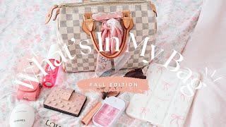 What's In My Bag Fall Edition Collab with @dbellabougie  FABIOLAG