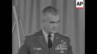 Gen William Westmoreland says North Vietnam has not won a single victory during the last year and a