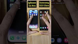 iPhone 14 Pro Vs Samsung Galaxy S23 Ultra Speed Test Comparison  |