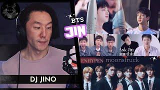 DJ REACTION to ENHYPEN MOONSTRUCK & BTS JIN OLYMPICS TORCH RELAY & WEVERSE LIVE