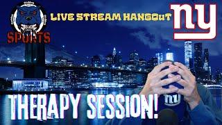 New York Giants Live Talk; Therapy Session. Has Daniel Jones Played His Last Game For The Giants?