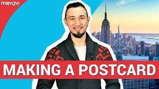 How to make a funny postcard
