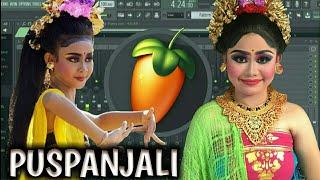 Iringan Tabuh Tari Puspanjali Fl Studio untuk latihan mekendang Bali