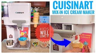 NEW! Cuisinart Mix-In Soft Serve Ice Cream Maker Review     KIDS WILL LOVE IT!!!