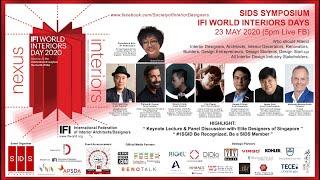 World Interiors Day 2020 by Society of Interior Designers Singapore, hosted by The Office Designer