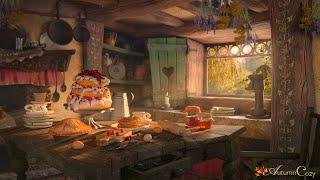  SUMMER KITCHEN AMBIENCE: Wood Burning Stove, Whipped Cream Sounds, Baking Sounds, Nature Sounds