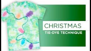 Christmas Tie-Dye Technique 