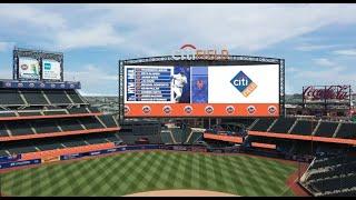 MLB the Show 23 messed up the Citi Field Scoreboard