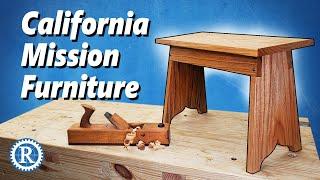 Build a Mission Bench with Simple Nailed Joinery.  // Hand tool woodworking.