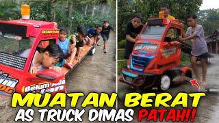 MANY TRUCK OVERLOAD TRUK TRAILER DIMAS MUATAN BERAT SAMPAI AS RODA PATAH LAGI DAN RUSAK LAGI