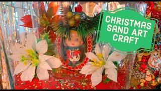 Vintage Christmas Sand Art