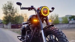 Royal Enfield classic 350 modified into Simple Bobber |Bike modification @Bullet Tower