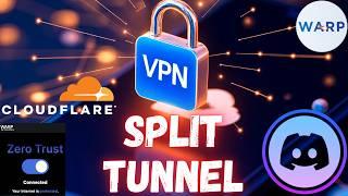 How To Enable VPN For Only A Single APP With Cloudflare Zero Trust Free Warp VPN - Split Tunneling