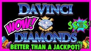 HIGH LIMIT Davinci Diamonds- BETTER THAN A HANDPAY