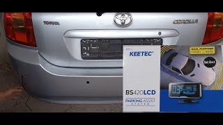 Toyota Corolla installation of rear parking sensors Keetec