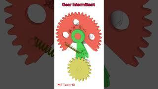 Gear Intermittent Mechanism #design #machine