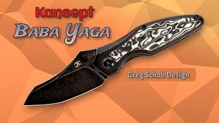 Kansept Baba Yaga:  Witches Brew NEW Framelock - Sparrow Knives