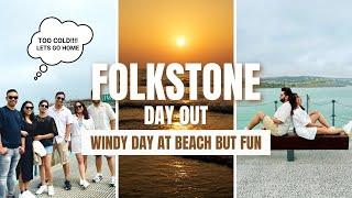 A Day in Folkestone - Cold, Windy, and Wonderful 